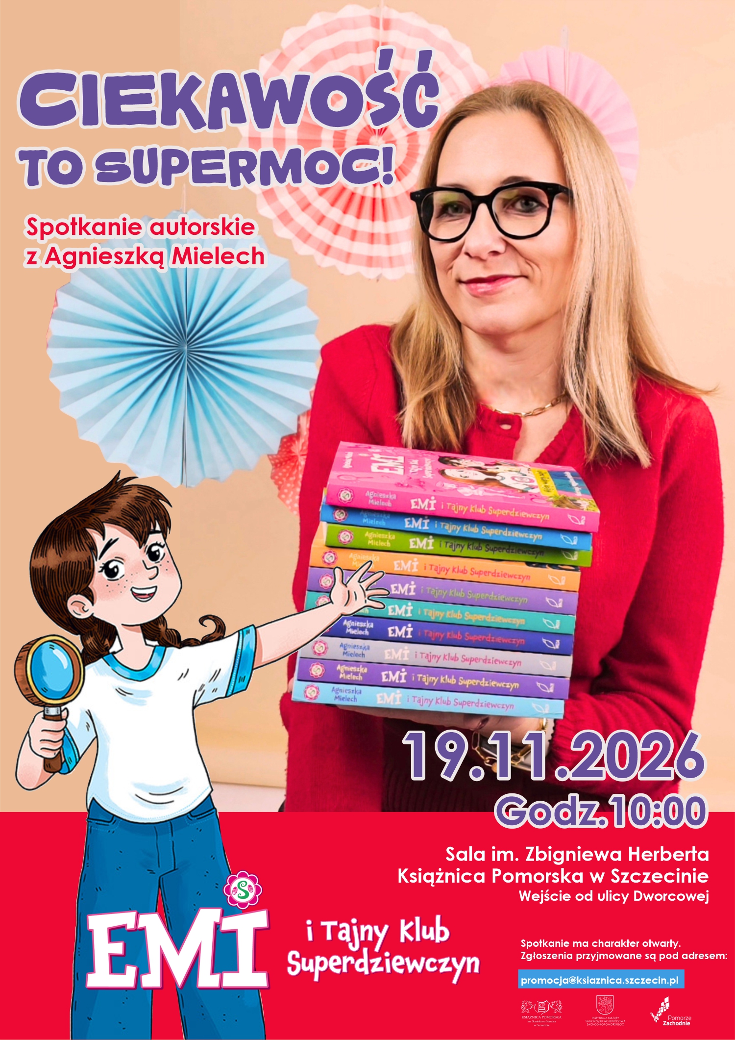 Spotkanie autorskie z Agnieszką Mielech – „Ciekawość to supermoc!”