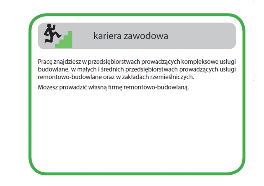 Monter zabudowy i robót wykończeniowych w budownictwie