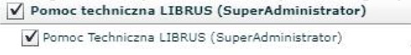 Pomoc techniczna LIBRUS (SuperAdministrator)