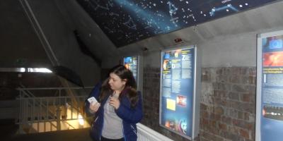 Uczniowie Gimnazjum 21 w Multimedialnym Planetarium