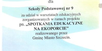 Zajęcia klasy 3a w Ekoporcie