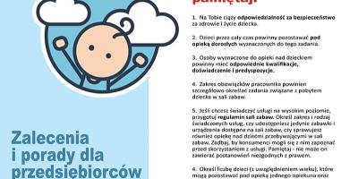 Sale zabaw - bezpieczeństwo dzieci