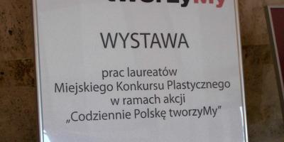 Wernisaż oraz wręczenie nagród laureatom Miejskiego Konkursu Plastycznego