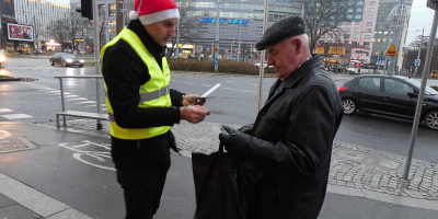 Mikołaje z odblaskami - Reportaż