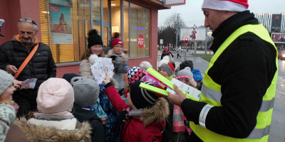 Mikołaje z odblaskami - Reportaż
