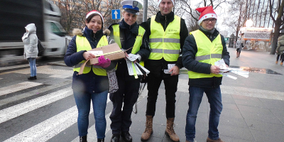 Mikołaje z odblaskami - Reportaż