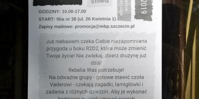 Przygody R2D2 w Biblioktyce [gra miejska] - Relacja