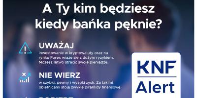 Kampania społeczna „A Ty kim będziesz, kiedy bańka pęknie?"