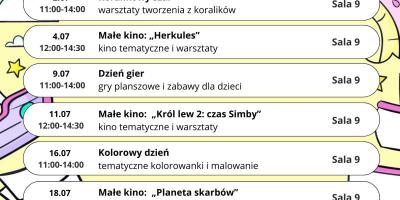 Wydarzenia w Książnicy Pomorskiej - Lipiec 2024