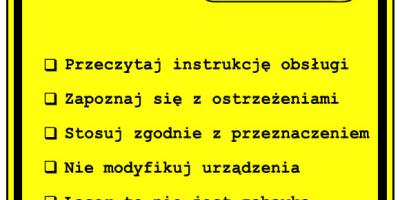 Wskaźniki laserowe - wyniki kontroli bezpieczeństwa
