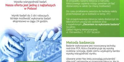 Zbadaj kleszcza - miej pewność!