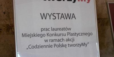 Wernisaż oraz wręczenie nagród laureatom Miejskiego Konkursu Plastycznego