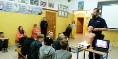 Prelekcje i warsztaty z pomocy przedmedycznej w MOS przy ul. Jagiellońskiej w Szczecinie