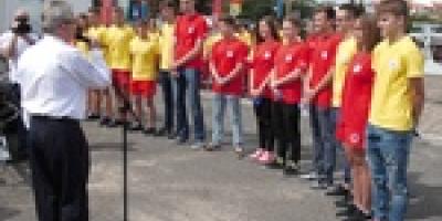 Uroczystość na bazie Szczecińskiego WOPR - Reportaż