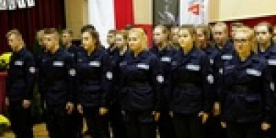 Pasowanie uczniów klas mundurowych w VII LO