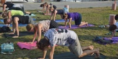 Joga na Bulwarach - Relacja