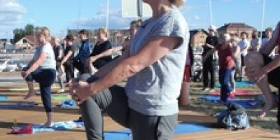 Joga na Bulwarach - Relacja