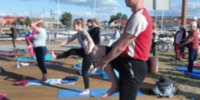 Joga na Bulwarach - Relacja
