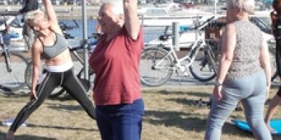Joga na Bulwarach - Relacja