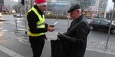 Mikołaje z odblaskami - Reportaż