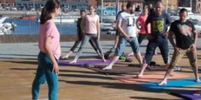 Joga na Bulwarach - Relacja