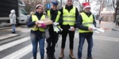 Mikołaje z odblaskami - Reportaż