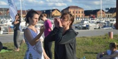Gimnastyka słowiańska na Bulwarach - Relacja