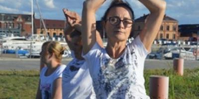 Gimnastyka słowiańska na Bulwarach - Relacja