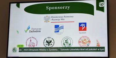 XXX Olimpiada Wiedzy o Żywieniu